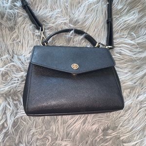 Tory Burch Saffaino SMALL TOP-HANDLE SATCHEL